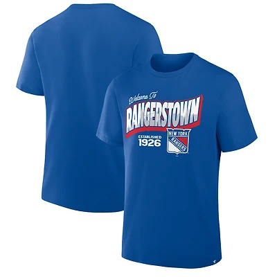Men's Fanatics Blue New York Rangers Hometown Local T-Shirt