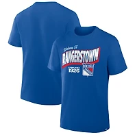 Men's Fanatics Blue New York Rangers Hometown Local T-Shirt