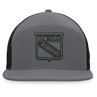 Casquette ajustable Fairweather pour hommes Fanatics Anthracite New York Rangers