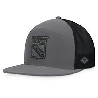 Men's Fanatics Charcoal New York Rangers Fairweather Adjustable Hat