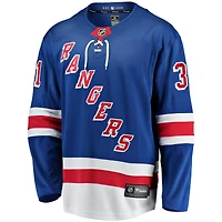 Men's Fanatics Igor Shesterkin Blue New York Rangers Home Breakaway Player Jersey