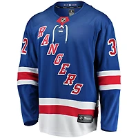 Maillot Fanatics Jonathan Quick pour hommes, bleu, New York Rangers Home Breakaway