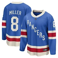 Maillot bleu J.T. Miller des Rangers de New York pour hommes Fanatics Centennial Breakaway