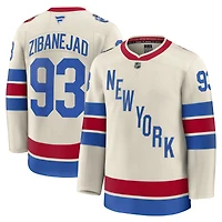 Men's Fanatics Mika Zibanejad Beige New York Rangers 2026 NHL Winter Classic Premium Jersey