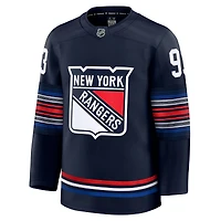 Maillot Fanatics pour homme Mika Zibanejad bleu marine New York Rangers Alternate Premium