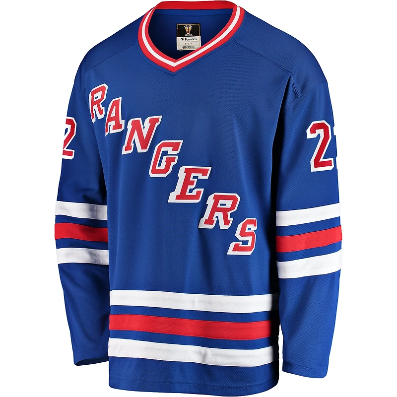 Men's Fanatics Mike Gartner Blue New York Rangers Premier Breakaway Retired Player Jersey