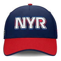 Men's Fanatics Navy/Red New York Rangers Authentic Pro Rink Team Code Flex Hat