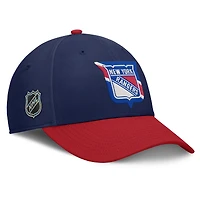 Casquette Flex Fit bleu marine/rouge New York Rangers pour homme de Fanatics