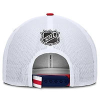 Men's Fanatics Navy/White New York Rangers Authentic Pro Rink Adjustable Trucker Hat