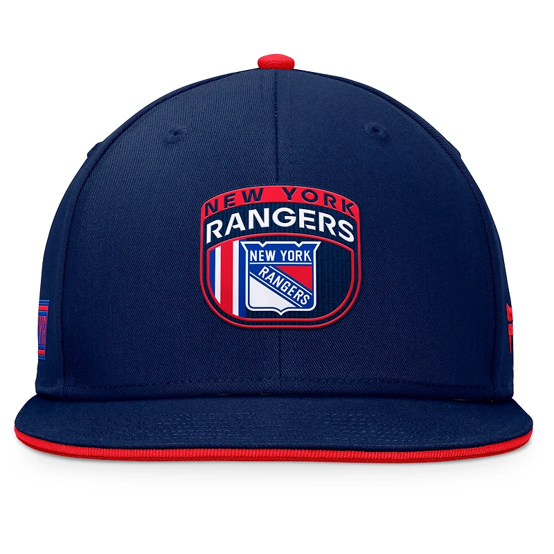Men's Fanatics Navy New York Rangers 2024 NHL Draft Snapback Hat