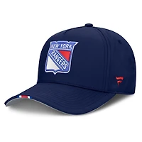 Men's Fanatics Navy New York Rangers 2025 NHL Draft Authentic Pro On-Stage Podium A-Frame Adjustable Hat