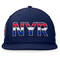Men's Fanatics Navy New York Rangers Authentic Pro Alternate Jersey Snapback Hat