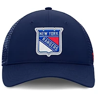 Men's Fanatics Navy New York Rangers Authentic Pro Home Ice Trucker Adjustable Hat