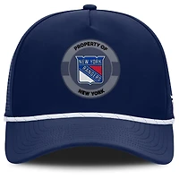 Men's Fanatics Navy New York Rangers Authentic Pro Rink Adjustable Hat