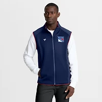 Gilet zippé intégral Authentic Pro Rink des Rangers de New York pour homme, bleu marine