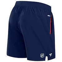 Men's Fanatics Navy New York Rangers Authentic Pro Rink Performance Shorts