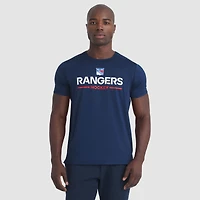 T-shirt Fanatics bleu marine authentique Pro Rink Tech des Rangers de New York pour homme