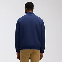 Men's Fanatics Navy New York Rangers Authentic Pro Road Lightweight Full-Zip Bomber Jacket