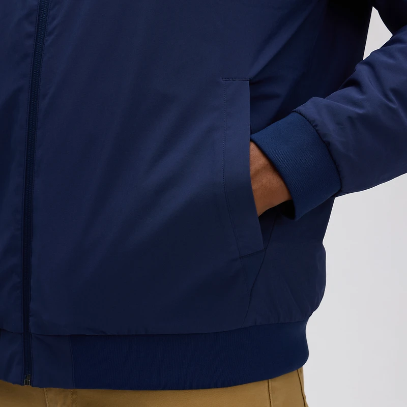 Men's Fanatics Navy New York Rangers Authentic Pro Road Lightweight Full-Zip Bomber Jacket