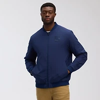 Men's Fanatics Navy New York Rangers Authentic Pro Road Lightweight Full-Zip Bomber Jacket