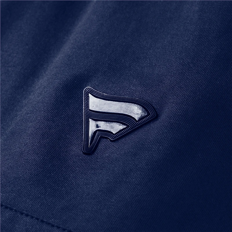 Men's Fanatics Navy New York Rangers Authentic Pro Road Short Sleeve Hoodie