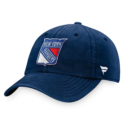Men's Fanatics Navy New York Rangers Core Primary Logo Adjustable Hat