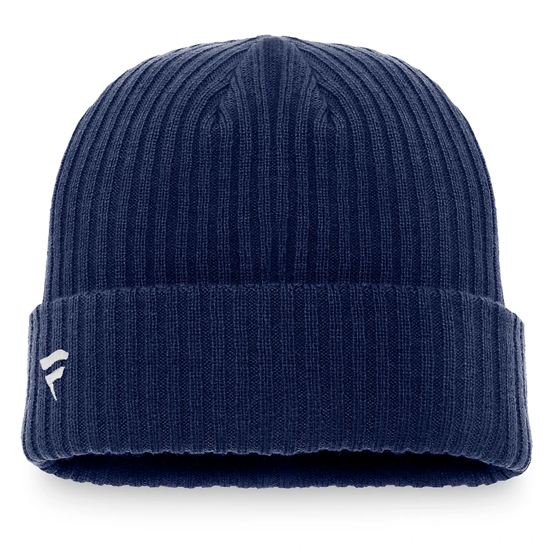 Men's Fanatics Navy New York Rangers Core Primary Logo Cuffed Knit Hat
