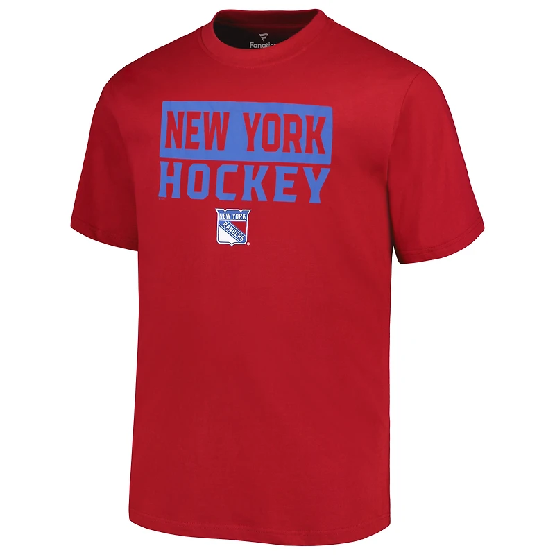 Men's Fanatics New York Rangers Big & Tall 2-Pack T-Shirt Set
