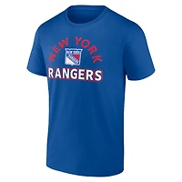Men's Fanatics New York Rangers Humble T-Shirt & Shorts Combo Pack
