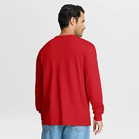 Men's Fanatics Red New York Rangers Authentic Pro Property Of Practice Long Sleeve T-Shirt