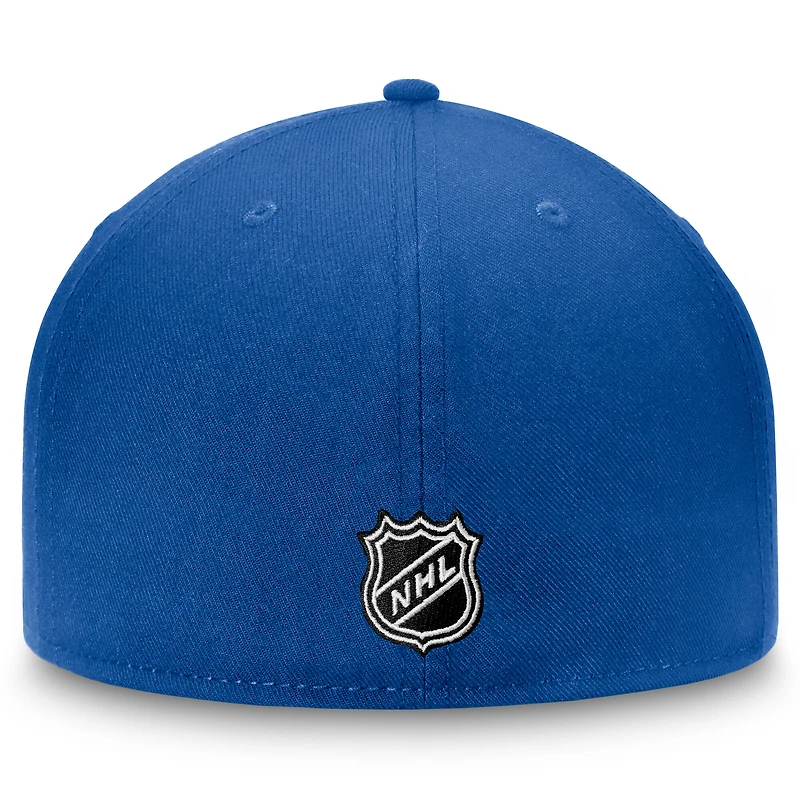 Casquette ajustée Fanatics Royal New York Rangers Core pour homme avec logo principal
