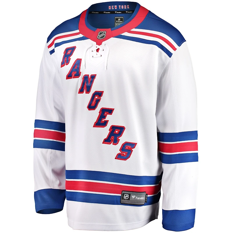 Maillot Breakaway extérieur blanc des New York Rangers Fanatics pour hommes