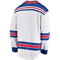 Maillot Breakaway extérieur blanc des New York Rangers Fanatics pour hommes