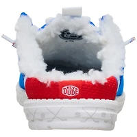 Chaussures décontractées à enfiler Hey Dude Blue New York Rangers Wally pour hommes