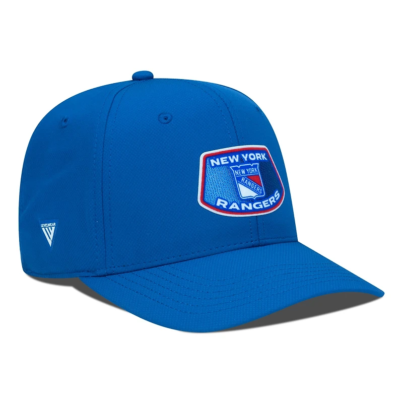 Casquette Rise Skylight Flex bleue pour homme des Rangers de New York Levelwear