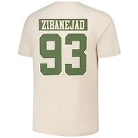 T-shirt pour homme Levelwear Mika Zibanejad Kaki New York Rangers 2024 NHL Military Appreciation Richmond Delta Player Name & Number