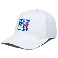 Casquette ajustable structurée Zephyr Insignia Core des Rangers de New York pour homme de Levelwear blanche