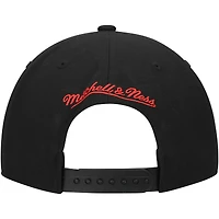 Casquette Snapback noire Mitchell & Ness New York Rangers Core Team Script 2.0 pour hommes
