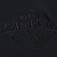 Men's Mitchell & Ness Black New York Rangers Phantom Fleece Hoodie