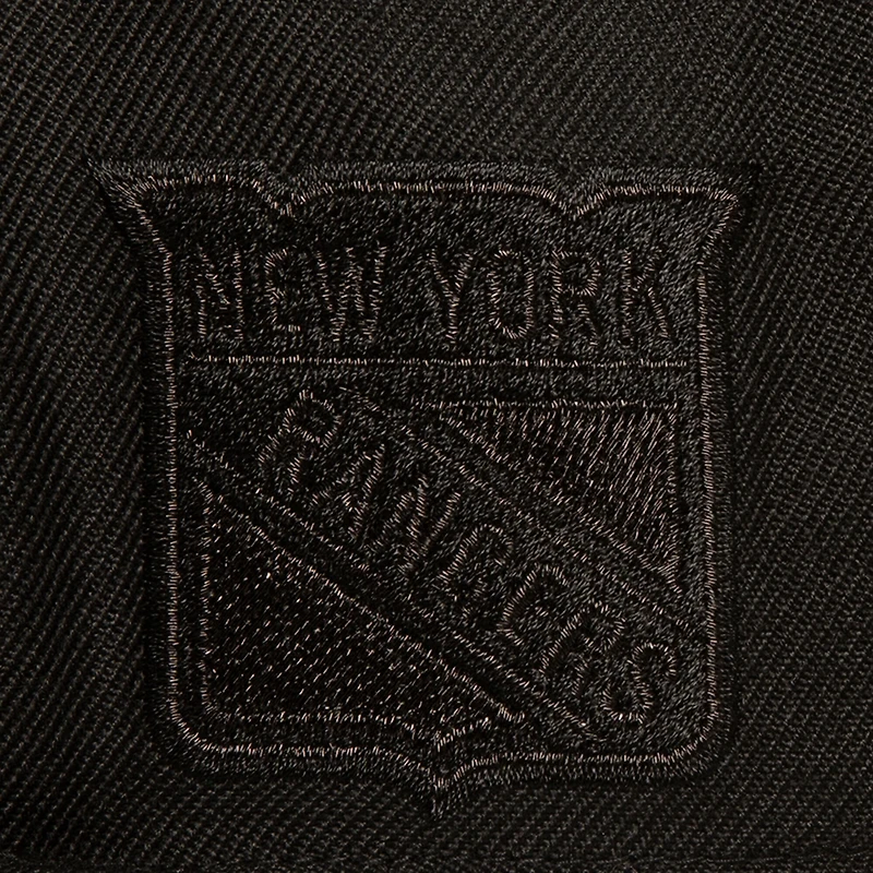 Casquette snapback ton sur ton Soul Strike Pearl des Rangers de New York pour homme Mitchell & Ness noire