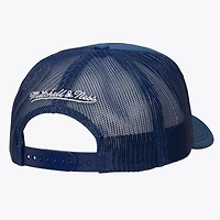 Men's Mitchell & Ness Blue New York Rangers Head Coach Trucker Adjustable Hat
