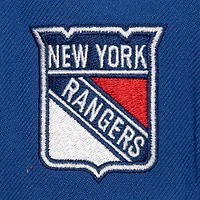 Casquette Snapback bleue à logo rétro des Rangers de New York Mitchell & Ness pour hommes