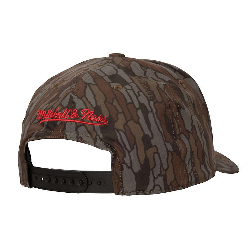 Men's Mitchell & Ness Camo New York Rangers Hidden Camo Pro Crown Adjustable Hat