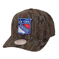 Men's Mitchell & Ness Camo New York Rangers Hidden Camo Pro Crown Adjustable Hat