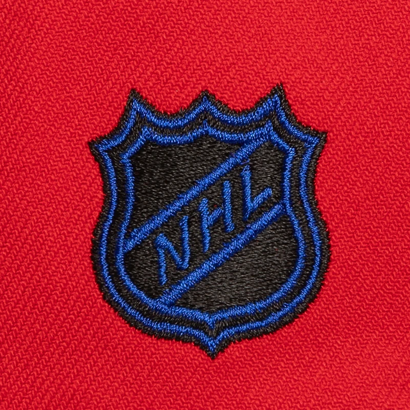 Men's Mitchell & Ness Red New York Rangers Soul Triple Up Snapback Hat