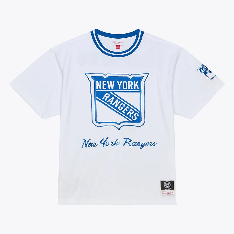T-shirt Mitchell & Ness blanc New York Rangers Arctic pour homme