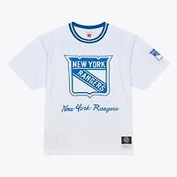 T-shirt Mitchell & Ness blanc New York Rangers Arctic pour homme