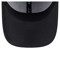 Men's New Era  Black York Rangers Blackout 39THIRTY Flex Fit Hat