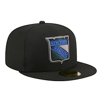 Casquette ajustée New Era 59FIFTY noire pour homme