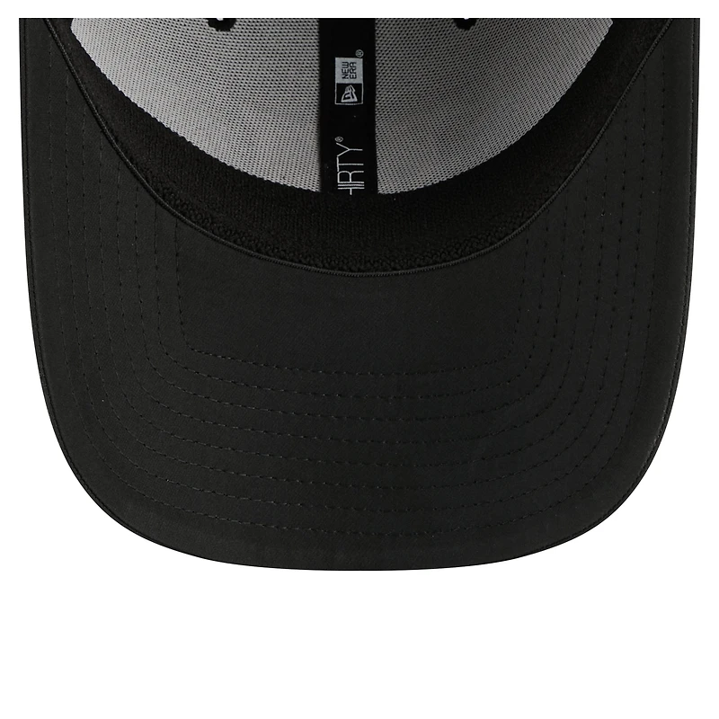 Men's New Era Black York Rangers Logo 39THIRTY Flex Hat